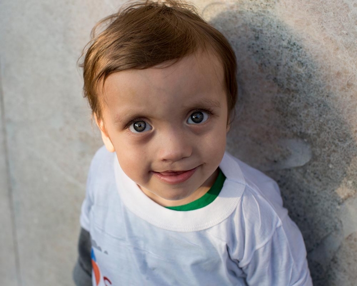 child smiling