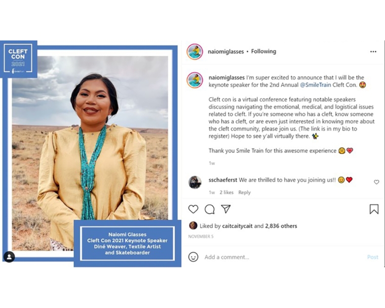 social media post