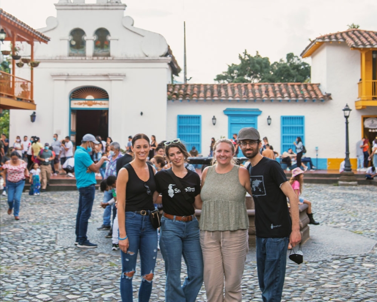 Journeyers at Pueblito Paisa in Medellin