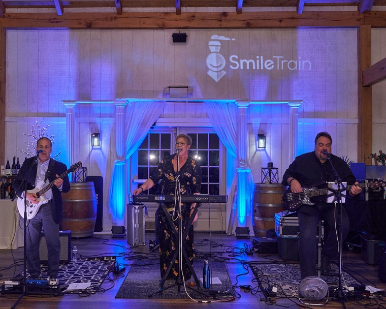 The band playing at Sadie's Gala