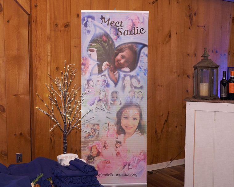 Meet Sadie banner at Sadie's Gala