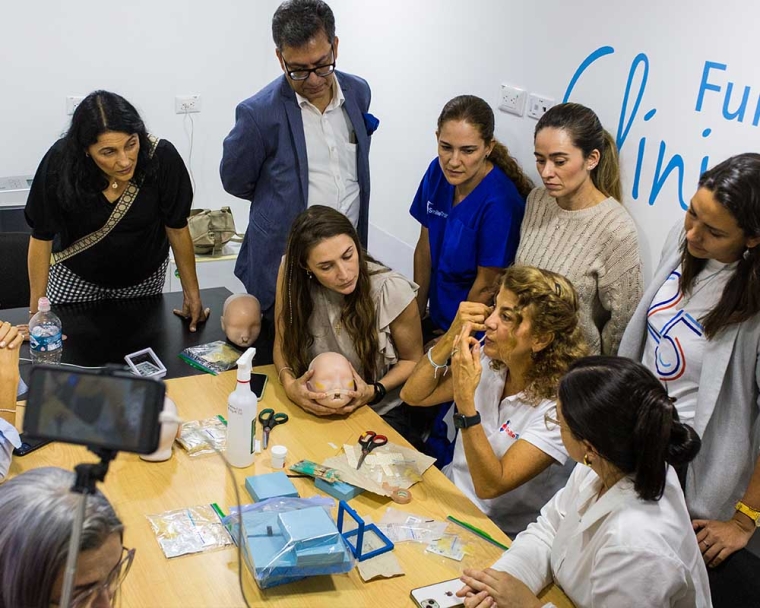 participants at the Dentsply Sirona training