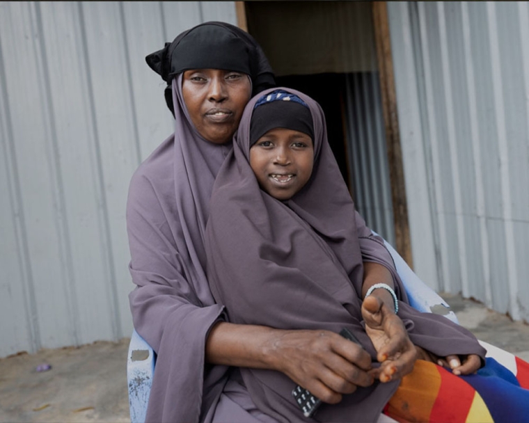 Fadumo and Nasro after cleft surgery