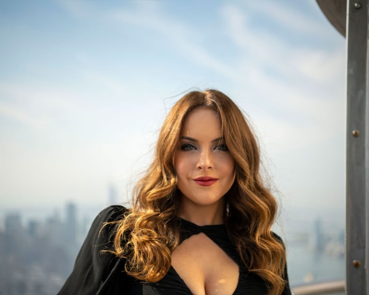 Liz Gillies at the Empire State Building