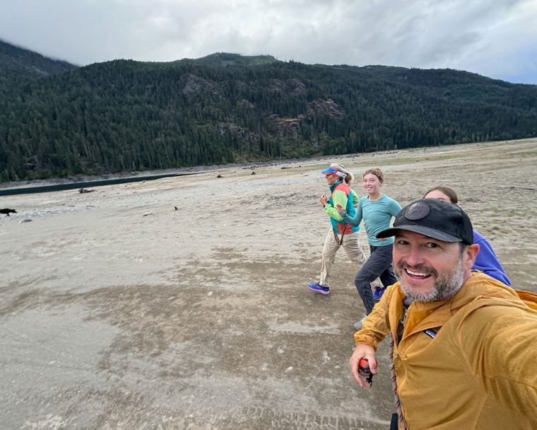 The Houghs running