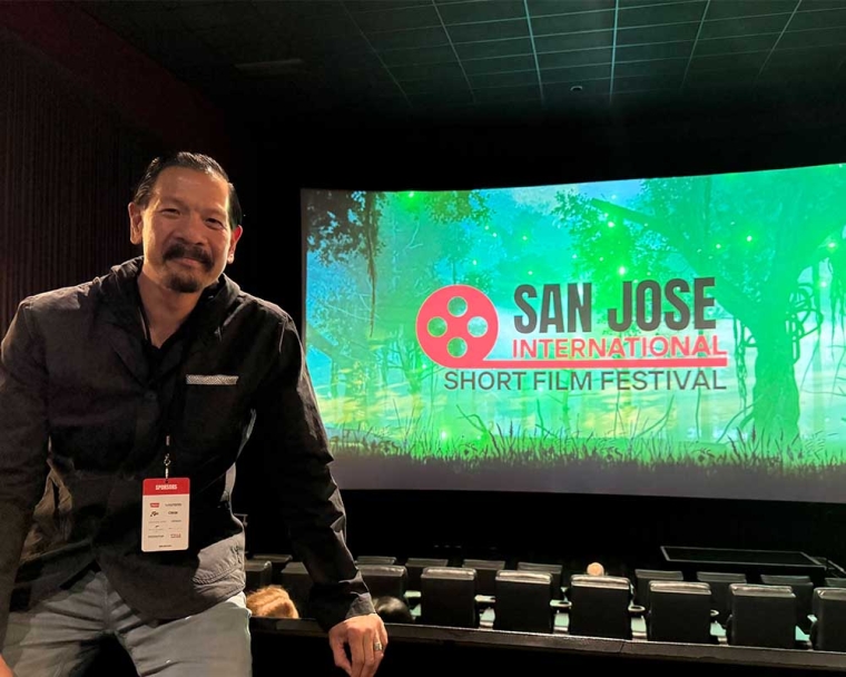 Dave A. Liu at the San Jose International Short Film Festival