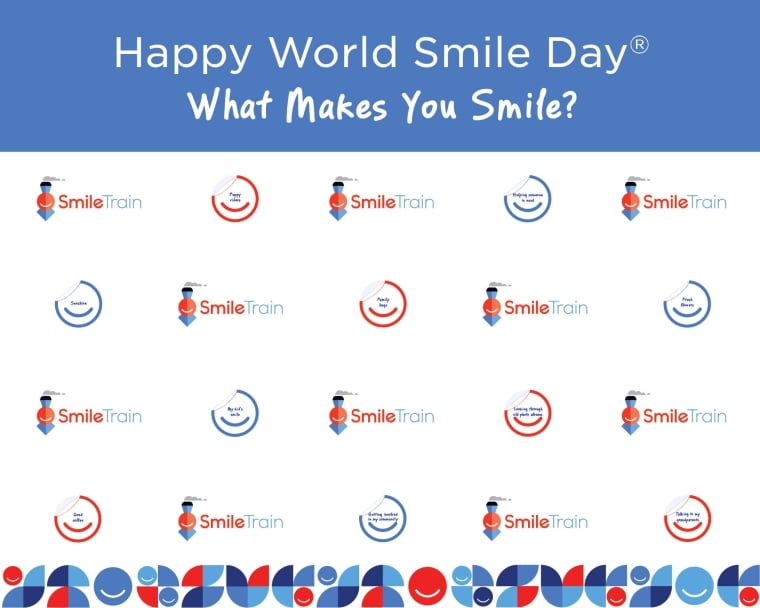 World Smile Day 2025 backdrop